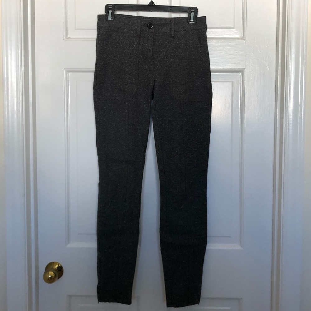 J.Crew Vintage wool charcoal pants